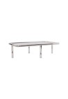 MARGAUX THE COFFEE TABLE  POLISHED STAINLESS STEEL_MARKETPLACE