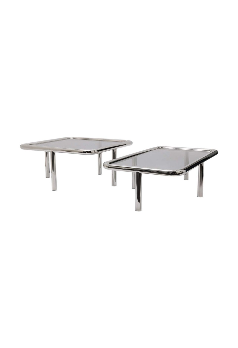 MARGAUX THE COFFEE TABLE  POLISHED STAINLESS STEEL_MARKETPLACE