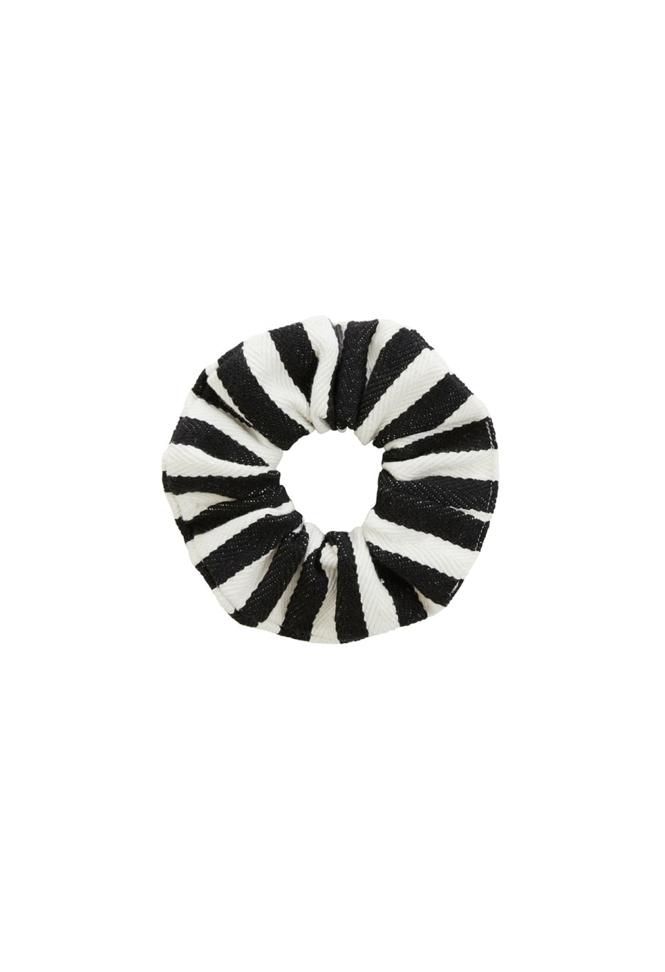 XL SCRUNCHIE  BLACK STRIPES
