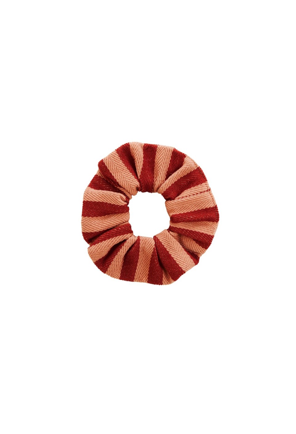 XL SCRUNCHIE  GARANCE STRIPES