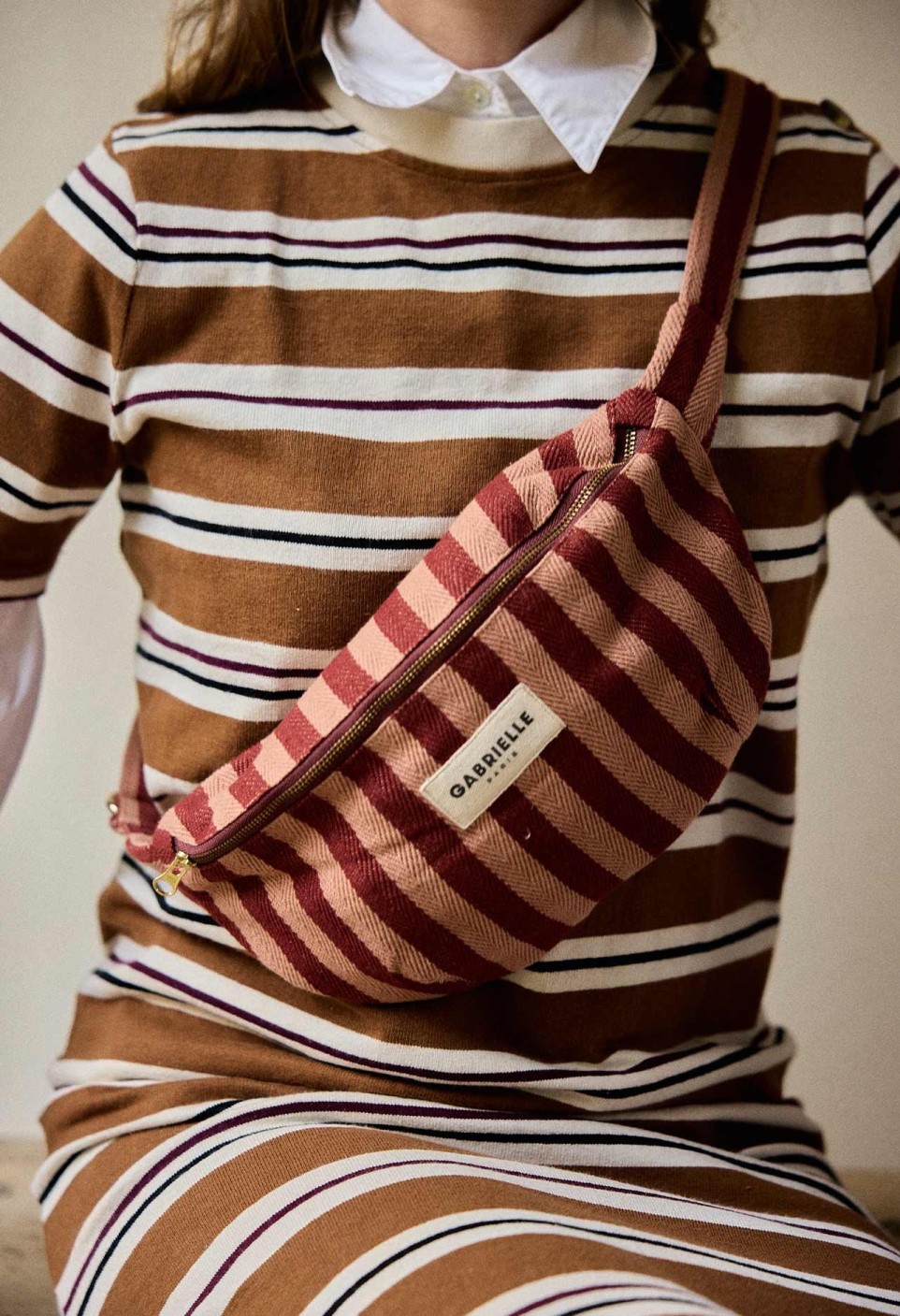 SAC BANANE  RAYURES GARANCE_MARKETPLACE