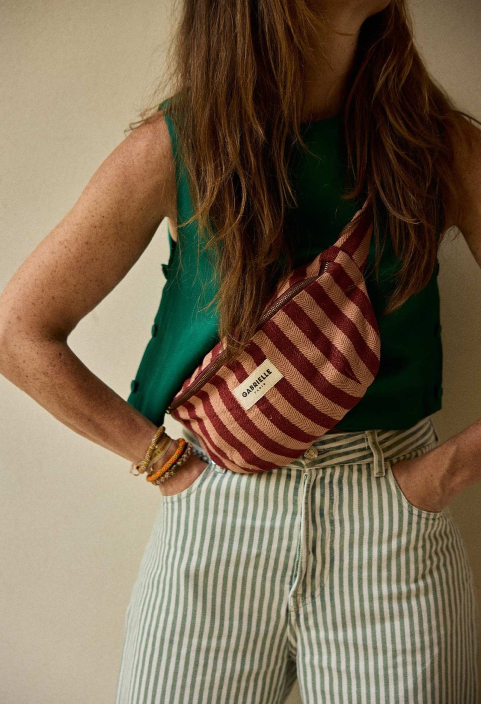 SAC BANANE  RAYURES GARANCE_MARKETPLACE