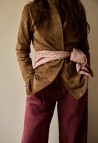 SCARF  VERMILION STRIPES_MARKETPLACE
