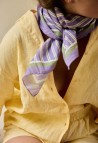 FOULARD  RAYURES VIOLETTES_MARKETPLACE