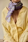 FOULARD  RAYURES VIOLETTES_MARKETPLACE