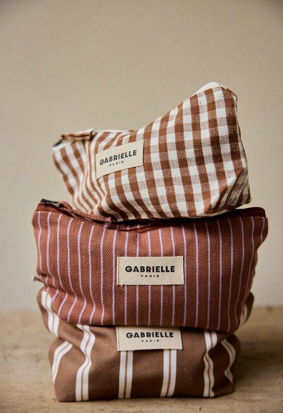TROUSSE DE BEAUTÉ  RAYURES NOISETTE_MARKETPLACE