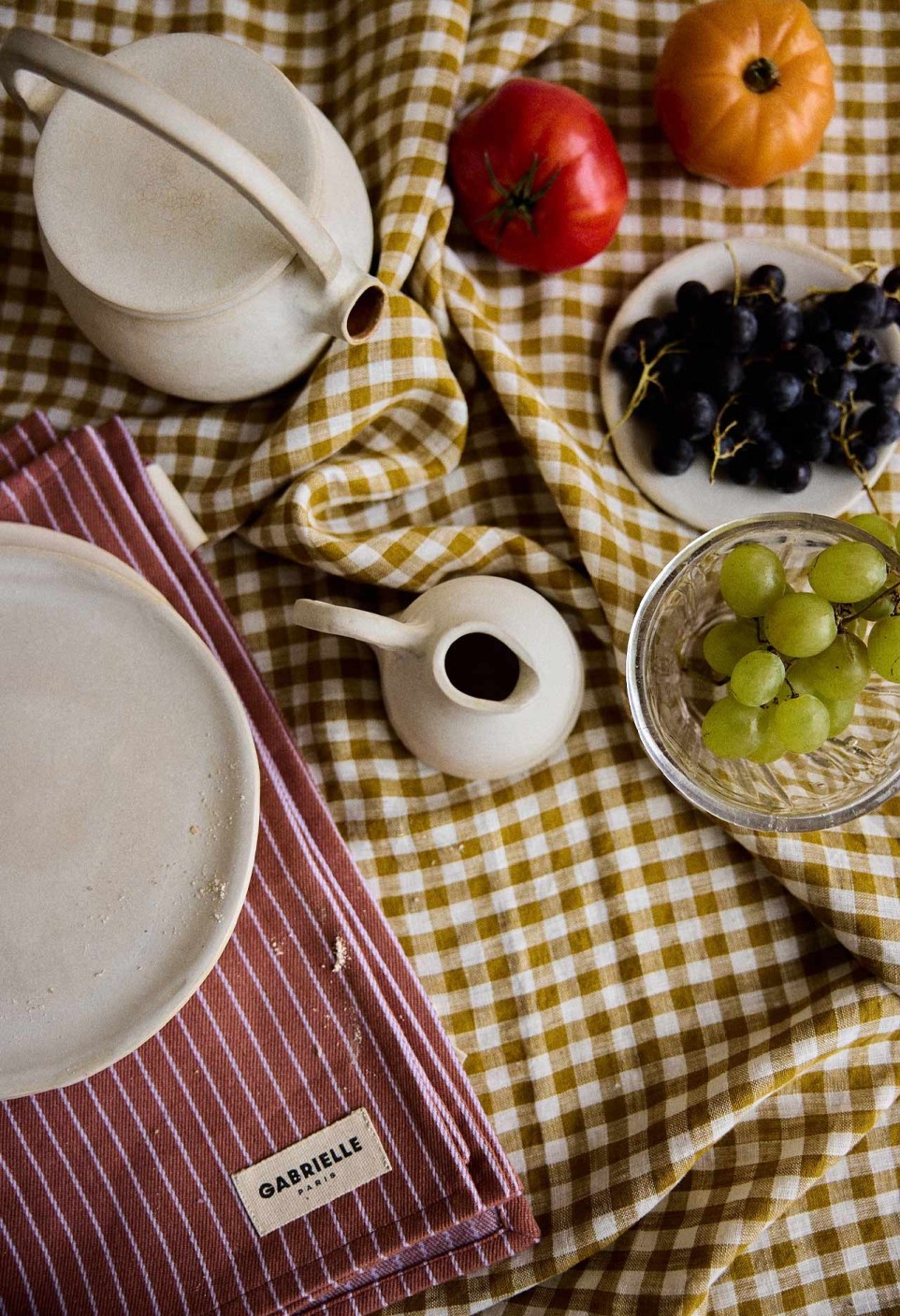 SET DE TABLE  RAYURES LILAS_MARKETPLACE