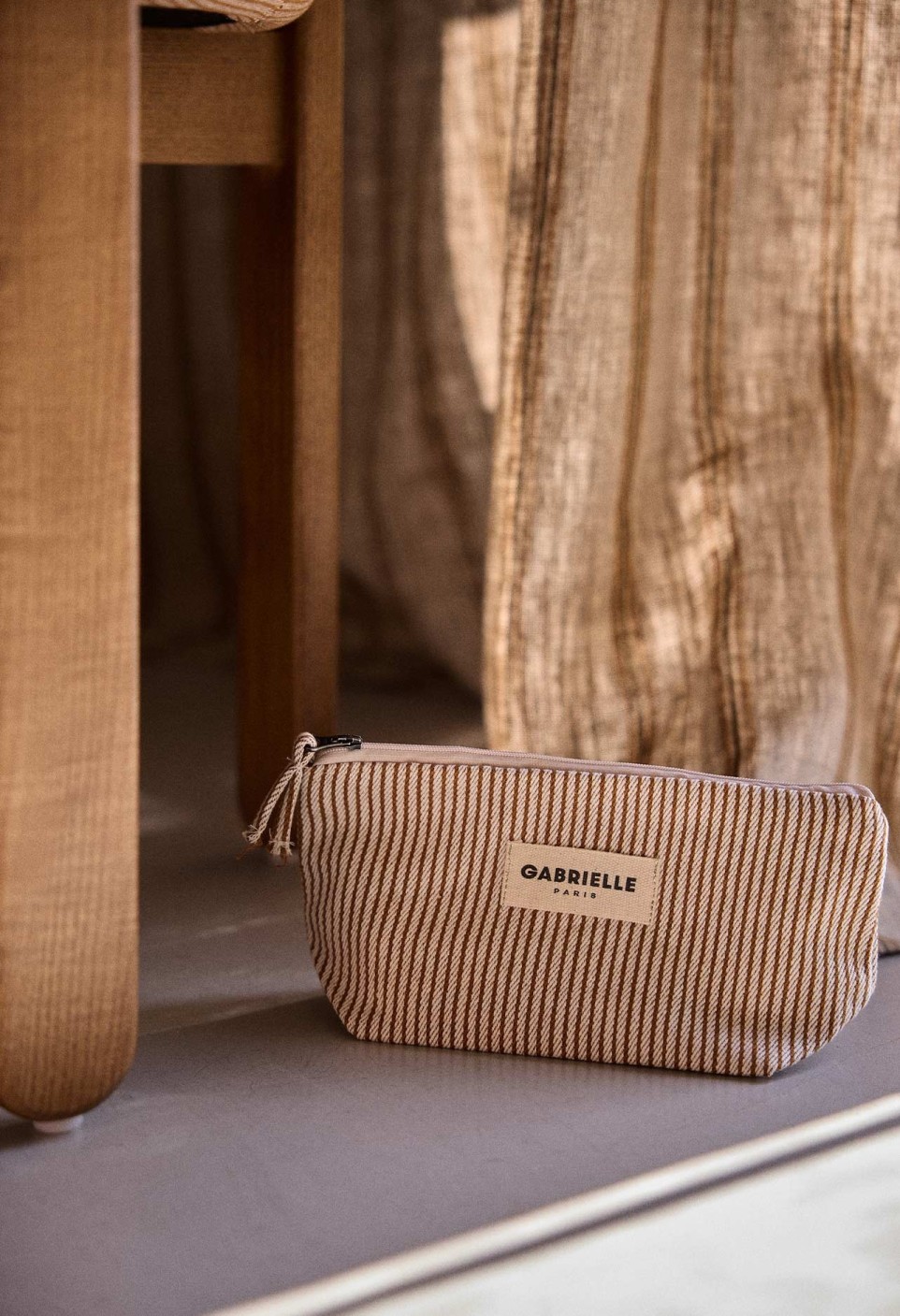 BEAUTY POUCH  ARGILE STRIPES_MARKETPLACE