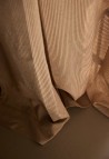 RIDEAU EN COTON  RAYURES ARGILE_MARKETPLACE