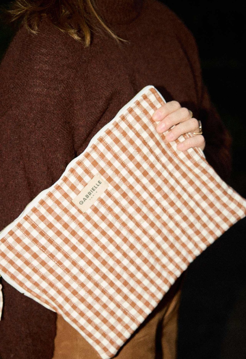 COMPUTER POUCH  VICHY MOKA_MARKETPLACE