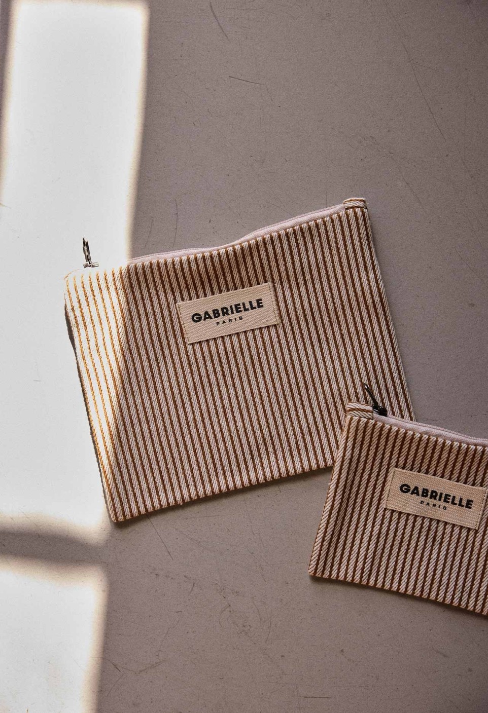 SMALL POUCH  ARGILE STRIPES_MARKETPLACE