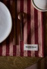 SET DE TABLE  RAYURES GARANCE_MARKETPLACE