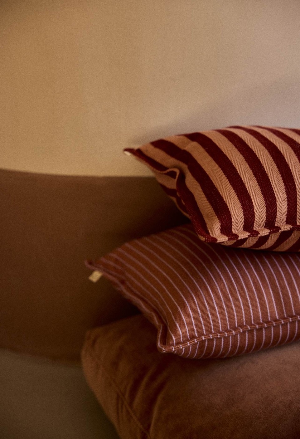 CUSHION COVER 30X50 CM  GARANCE STRIPES_MARKETPLACE