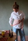 SCARF  VERMILION STRIPES_MARKETPLACE