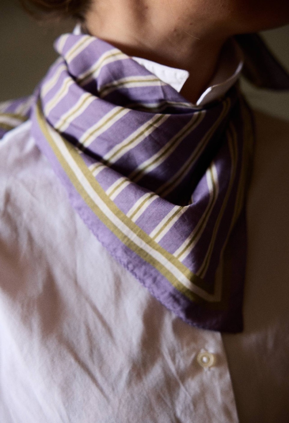 PETIT FOULARD  RAYURES VIOLETTES_MARKETPLACE