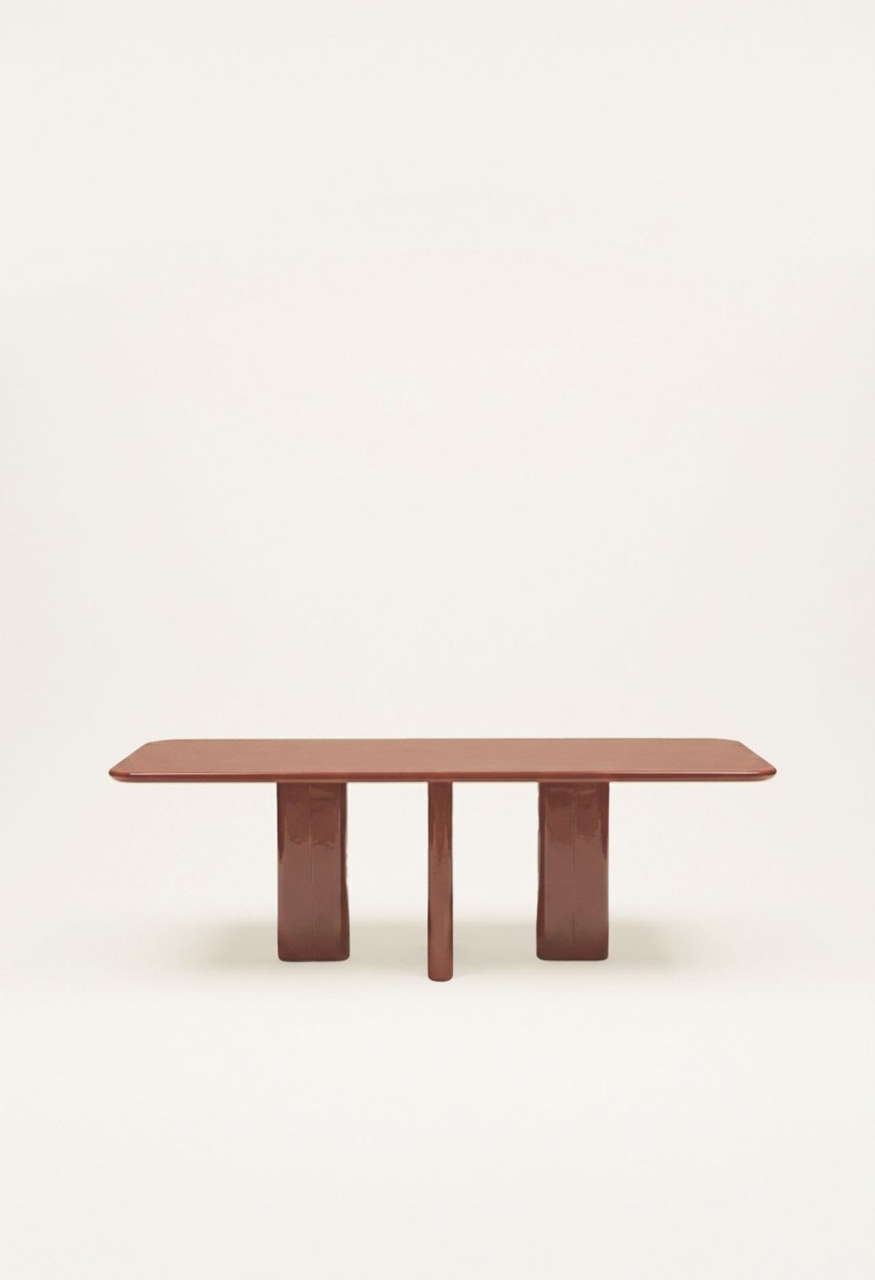 TABLE À MANGER RECTANGULAIRE JOE  BOIS LAQUÉ CRANBERRY_MARKETPLACE