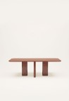 TABLE À MANGER RECTANGULAIRE JOE  BOIS LAQUÉ CRANBERRY_MARKETPLACE