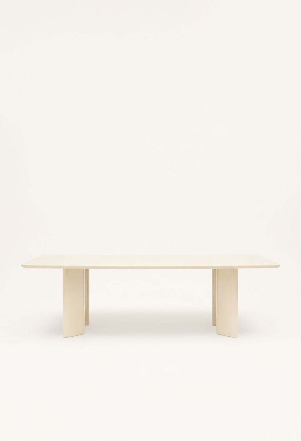 VICTOIRE RECTANGULAR DINING TABLE  CREAM LACQUERED WOOD_MARKETPLACE