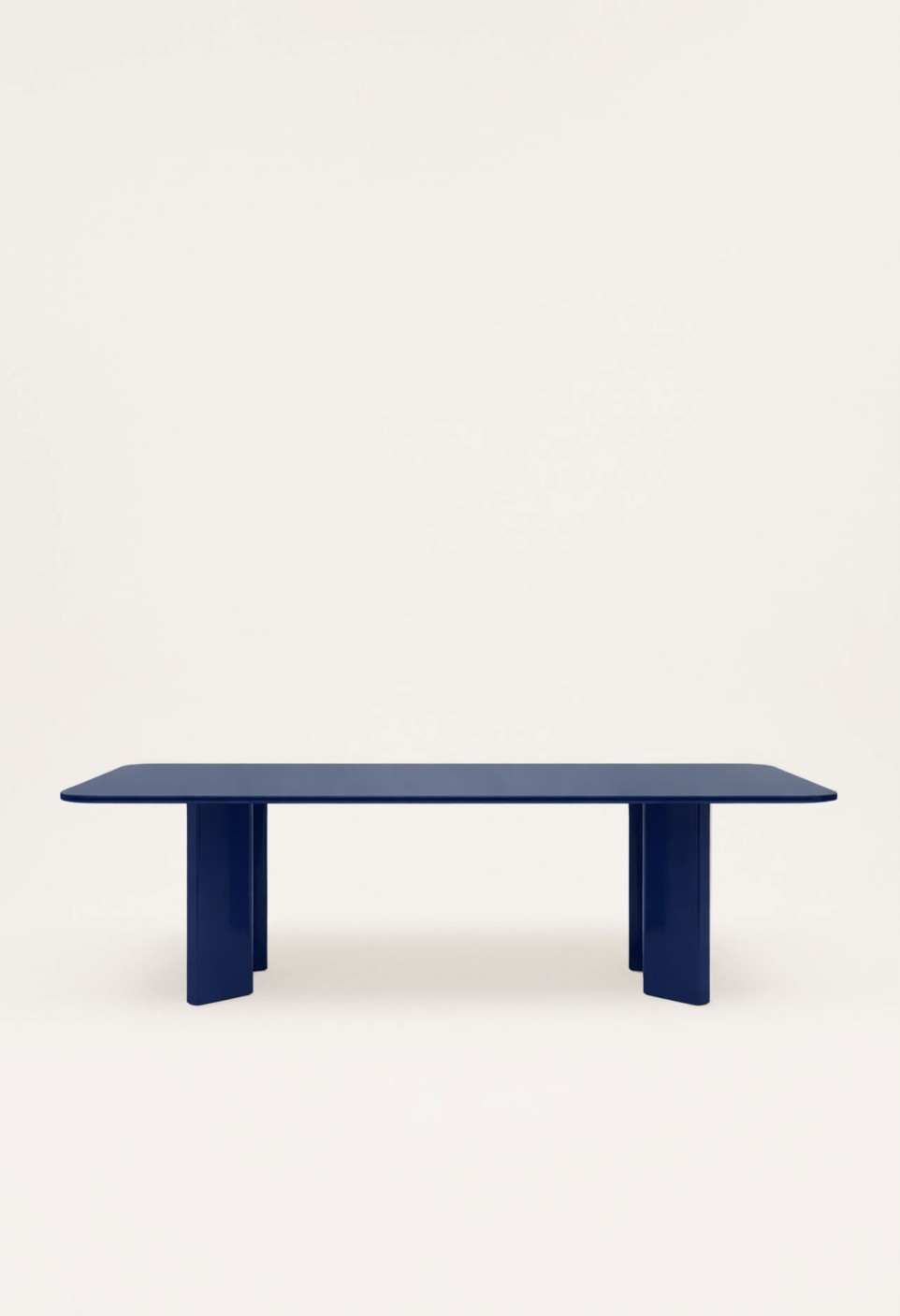 TABLE A MANGER RECTANGULAIRE VICTOIRE  BOIS LAQUÉ BLEU_MARKETPLACE