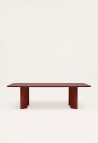 VICTOIRE RECTANGULAR DINING TABLE  BURGUNDY LACQUERED WOOD