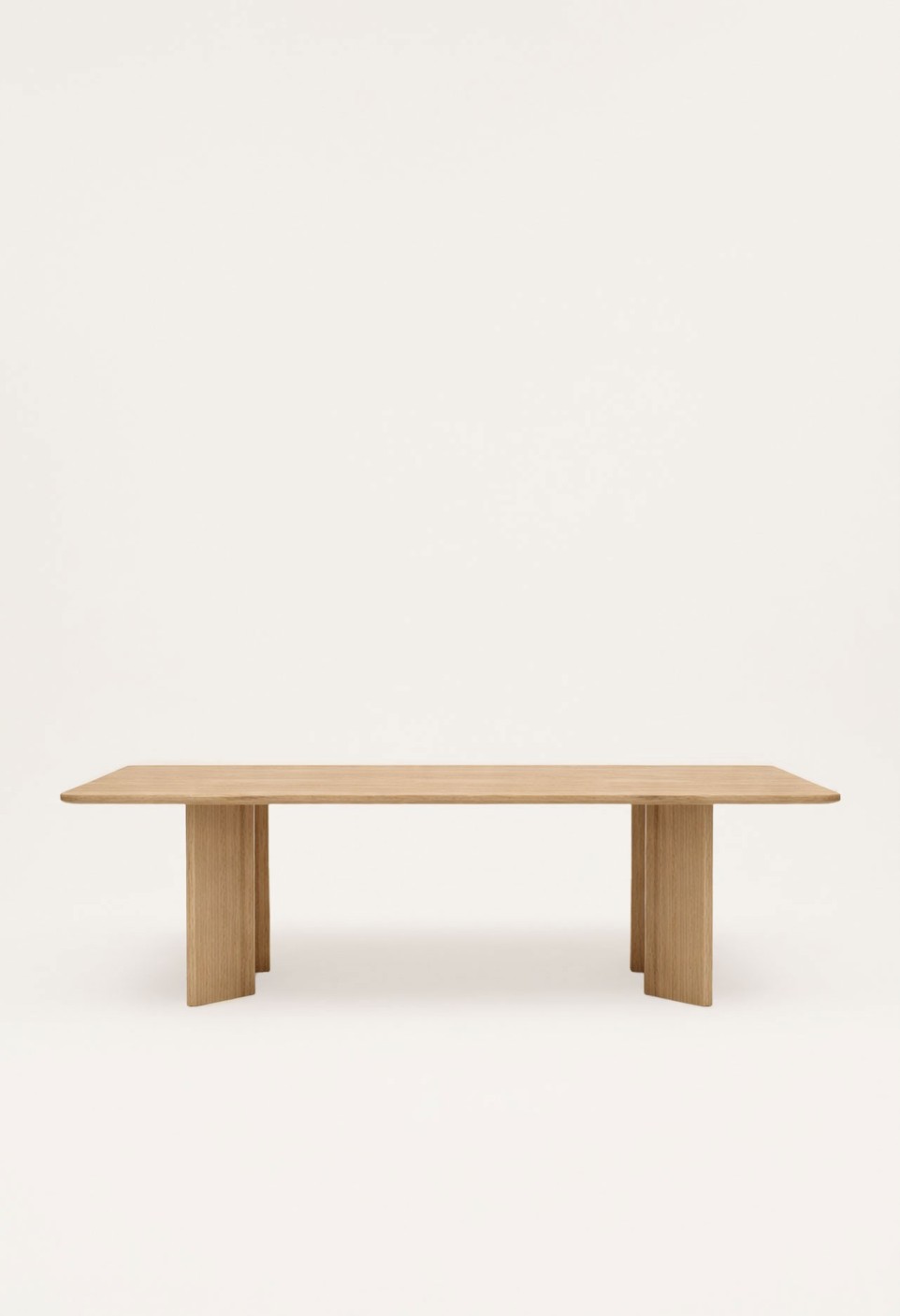 VICTOIRE RECTANGULAR DINING TABLE  NATURAL WOOD