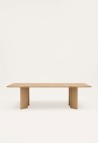 TABLE A MANGER RECTANGULAIRE VICTOIRE  FRÊNE NATUREL
