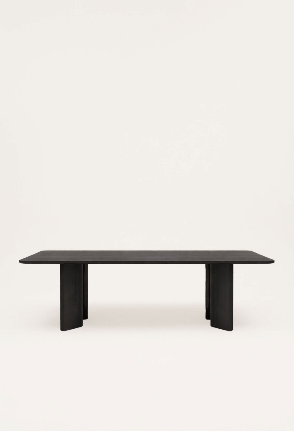 TABLE A MANGER RECTANGULAIRE VICTOIRE  FRÊNE LASURÉ NOIR