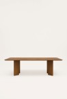 VICTOIRE RECTANGULAR DINING TABLE  TEAK FINISH