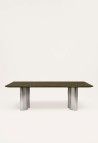 PAULINE RECTANGULAR DINING TABLE  KAKI LACQUERED WOOD