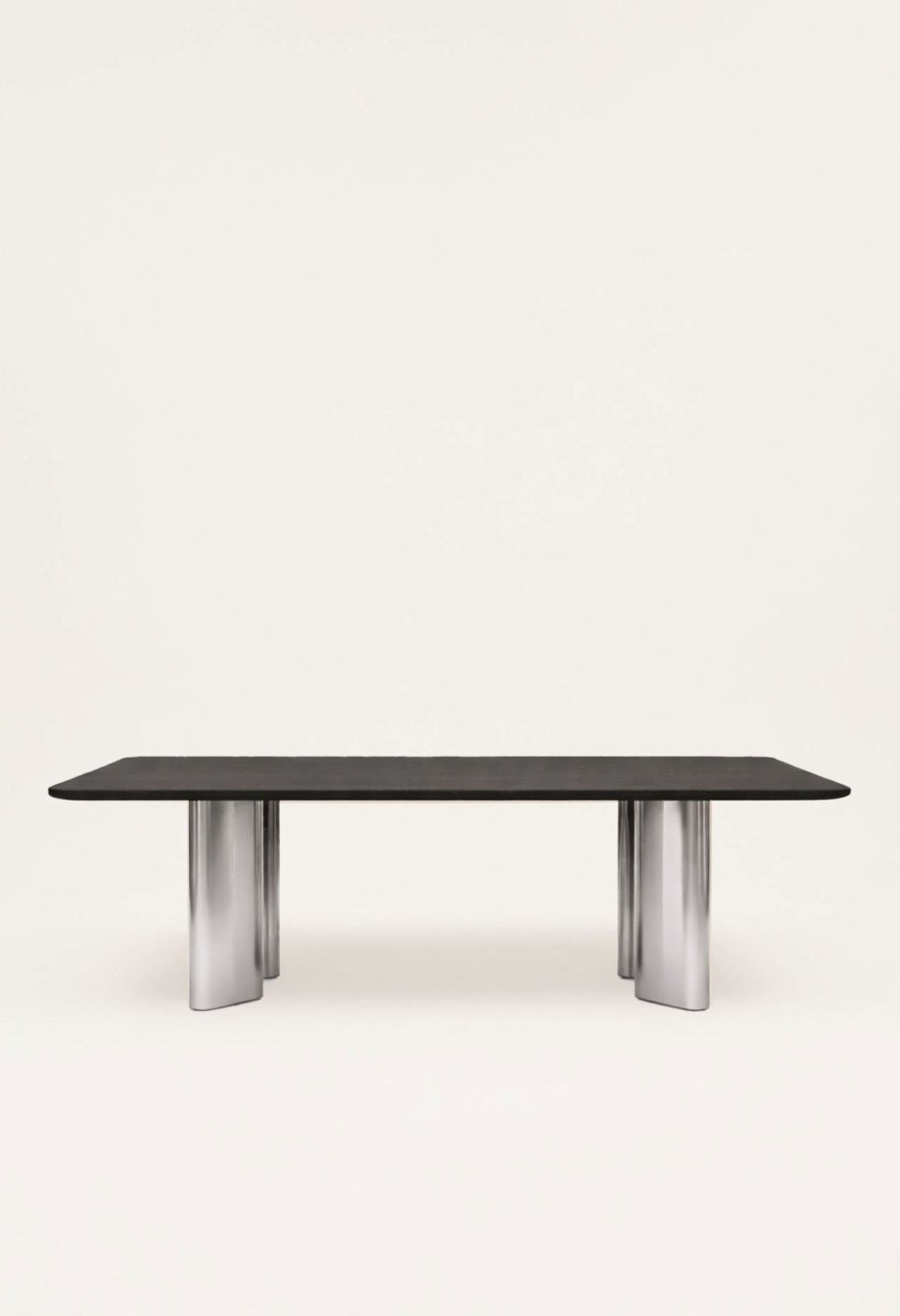 TABLE A MANGER RECTANGULAIRE PAULINE  BOIS FINITION LASURÉ NOIR