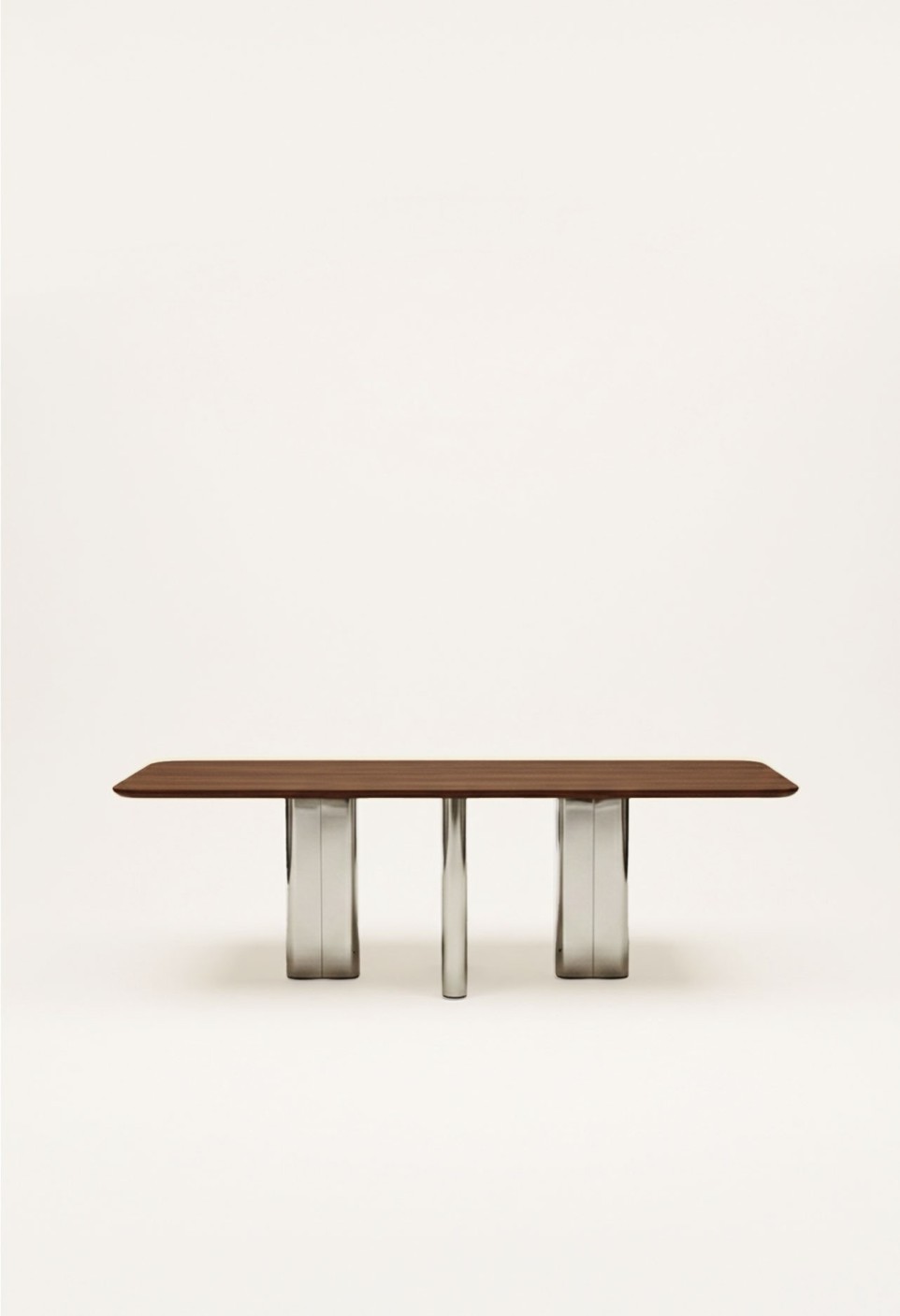 TABLE À MANGER CHRYSOLINE  BOIS FINITION NOYER