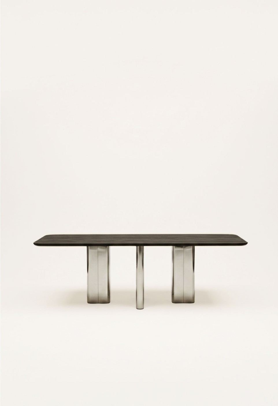 TABLE À MANGER CHRYSOLINE  BOIS FINITION LASURÉ NOIR