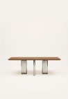 CHRYSOLINE DINING TABLE  CARAMEL LACQUERED WOOD