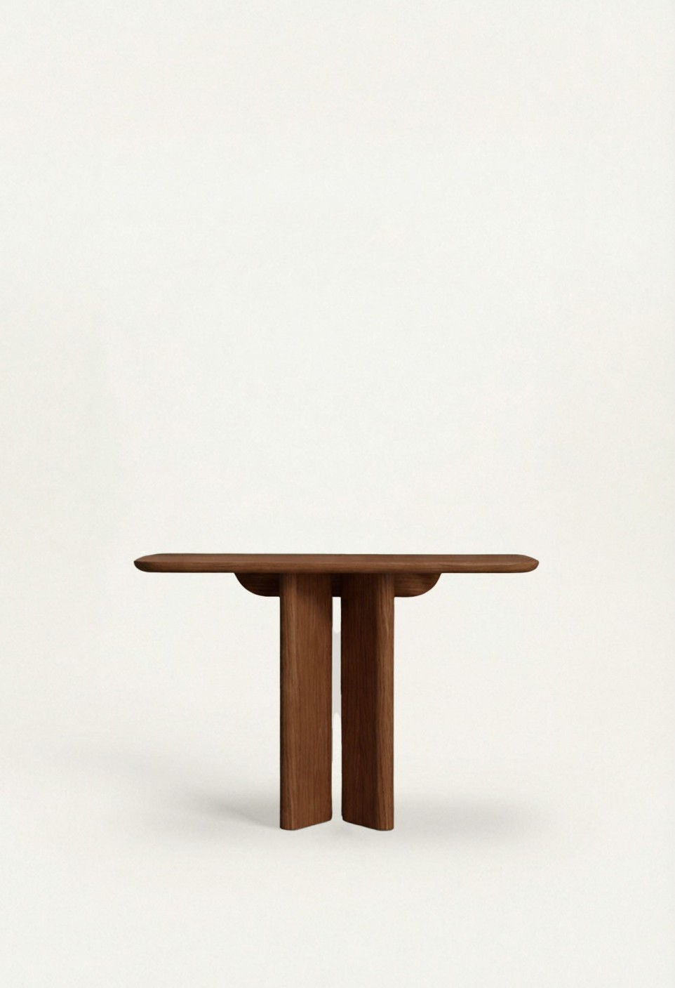 LOU CONSOLE  WALNUT FINISH WOOD