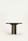 LOU CONSOLE  KAKI LACQUERED WOOD