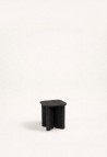 GARANCE THE END TABLE  BLACK LAZURATED WOOD