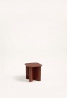 TABLE D'APPOINT GARANCE  BOIS LAQUÉ CRANBERRY