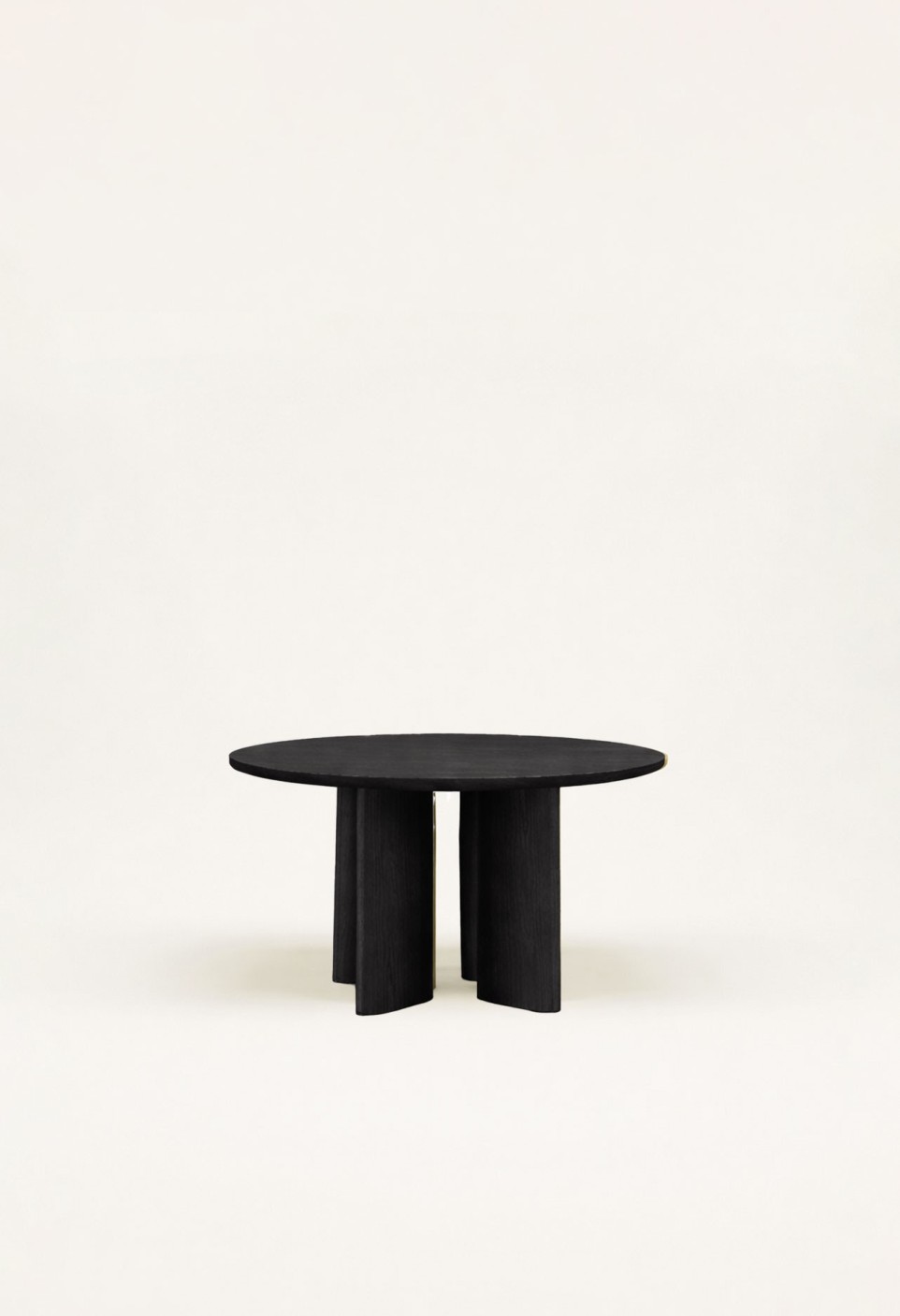 TABLE À MANGER RONDE JOE  BOIS FINITION LASURÉ NOIR_MARKETPLACE