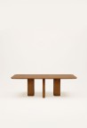 JOE RECTANGULAR DINING TABLE  CARAMEL LACQUERED WOOD