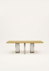 CHRYSOLINE DINING TABLE  AMBRE LACQUERED WOOD