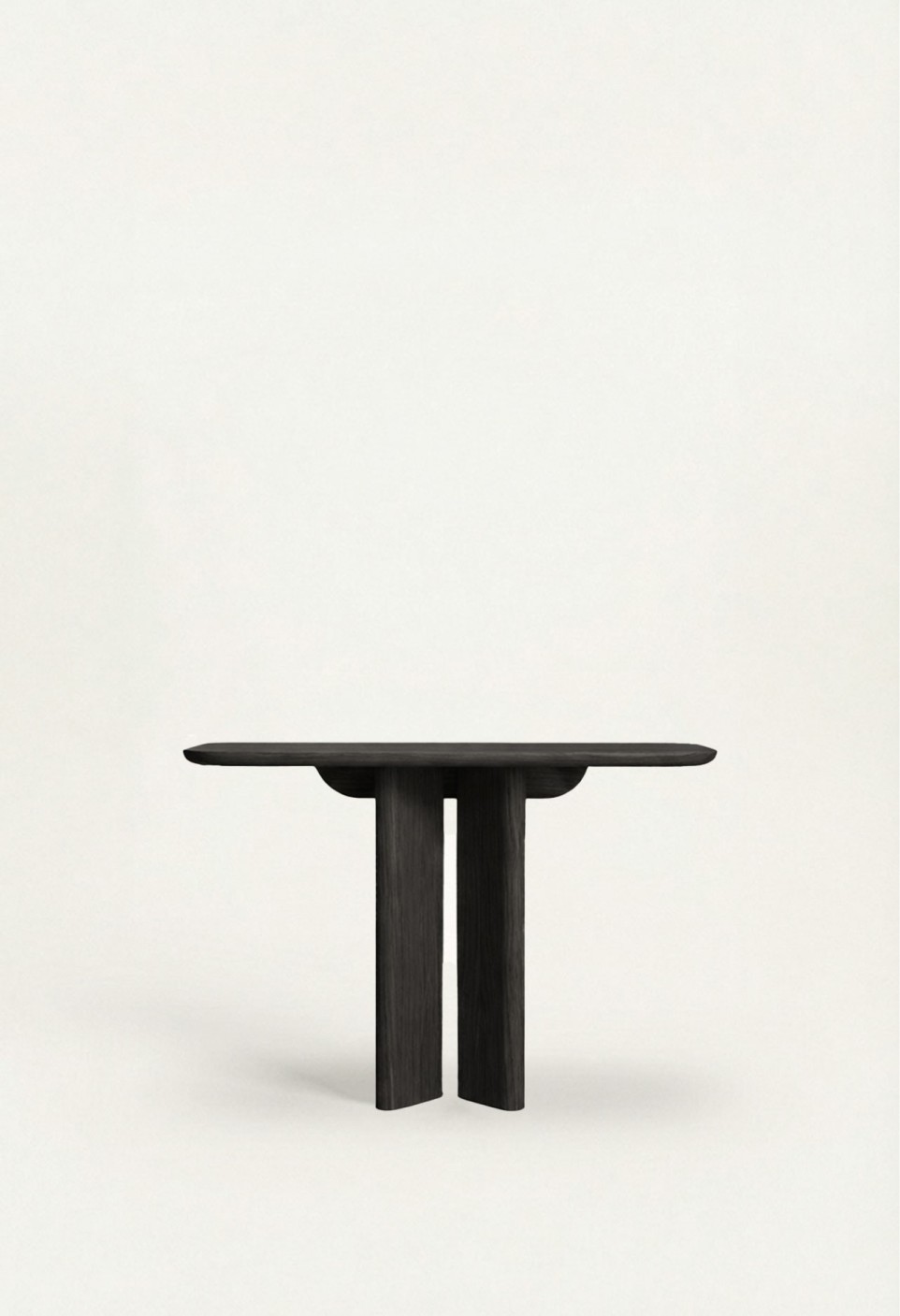 LOU CONSOLE  BLACK LAZURATED WOOD