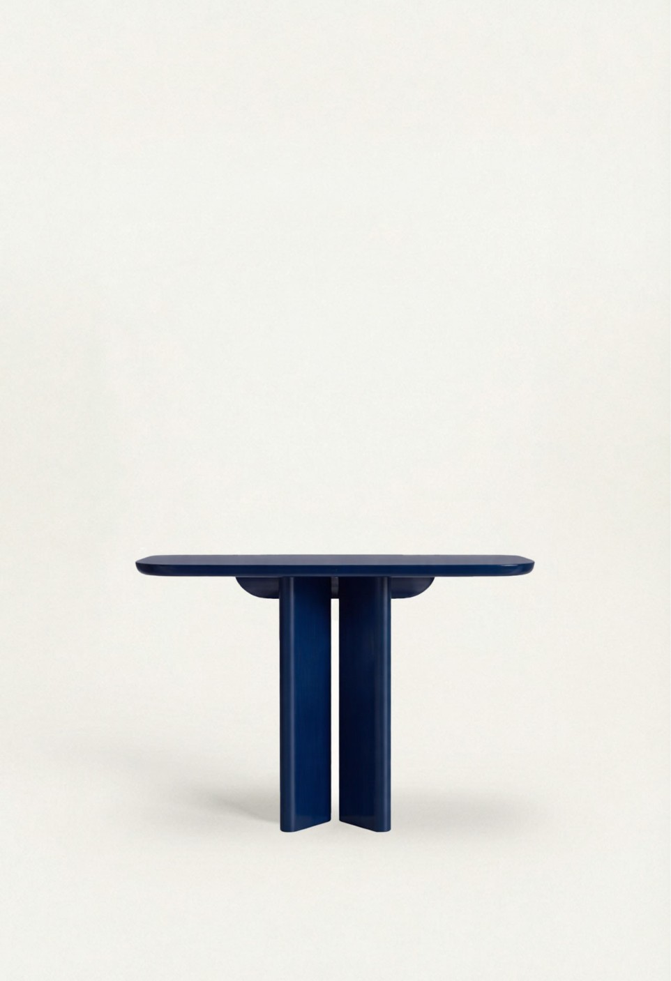 LOU CONSOLE  BLEU LACQUERED WOOD