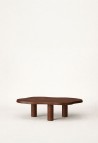 TABLE BASSE JEANNE  BOIS FINITION NOYER