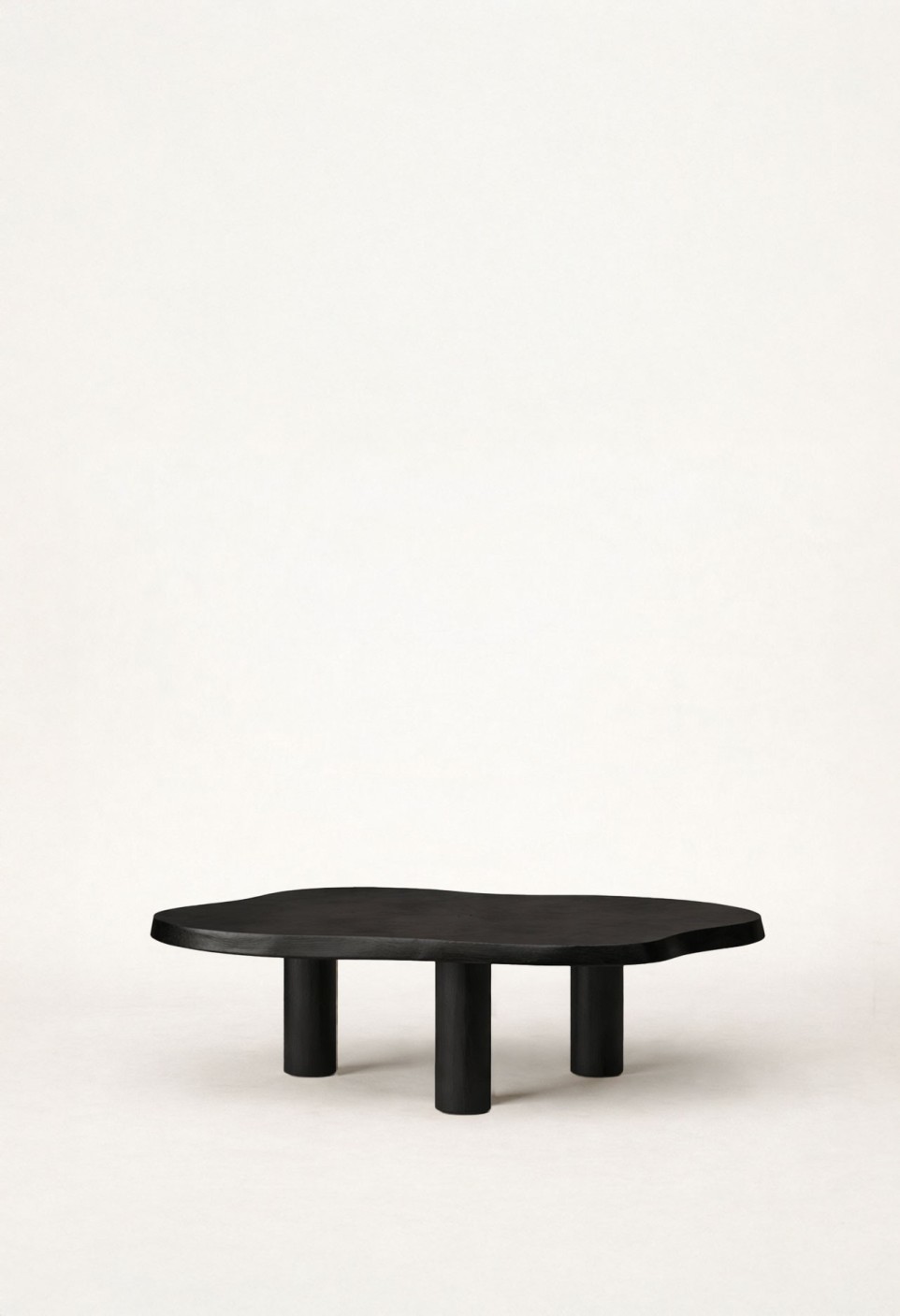 JEANNE THE COFFEE TABLE  BLACK LAZURATED WOOD