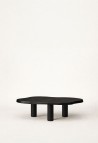 TABLE BASSE JEANNE  BOIS FINITION LASURÉ NOIR