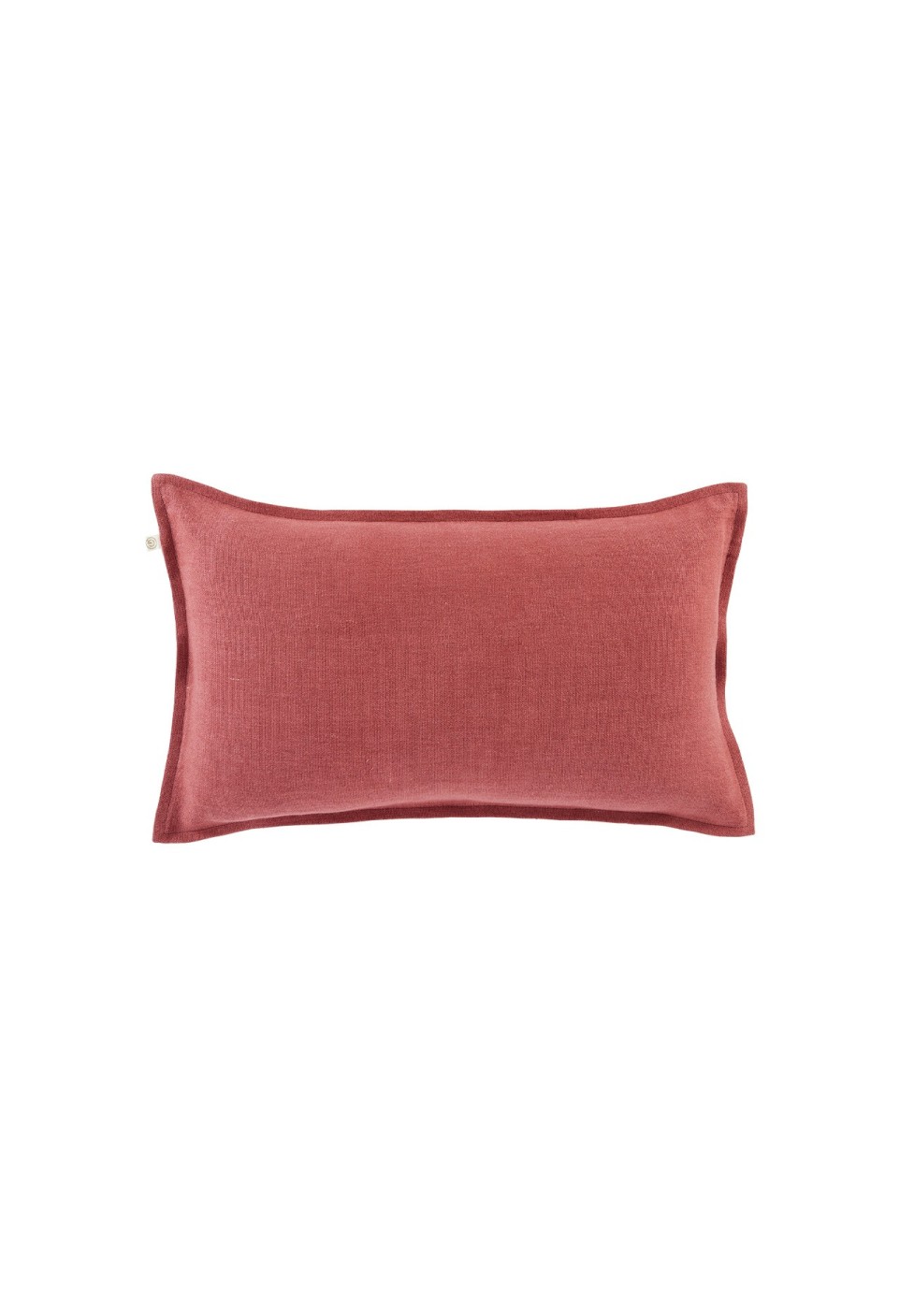 HOUSSE DE COUSSIN 30X50 CM  EN COTON FRAMBOISE