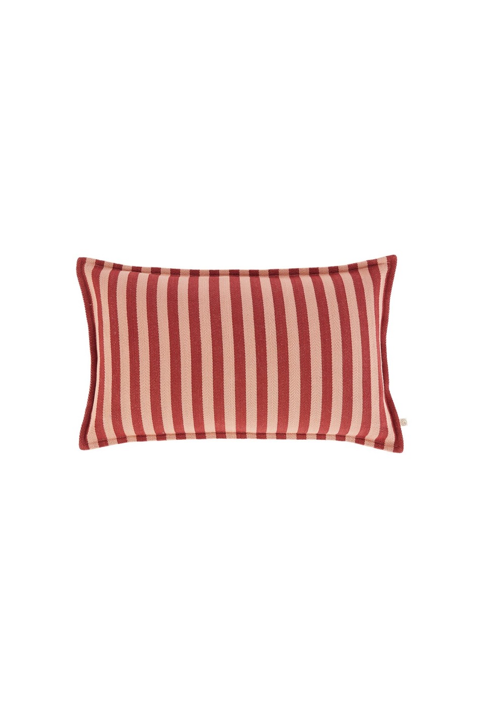 CUSHION COVER 30X50 CM  GARANCE STRIPES WITH FILLING