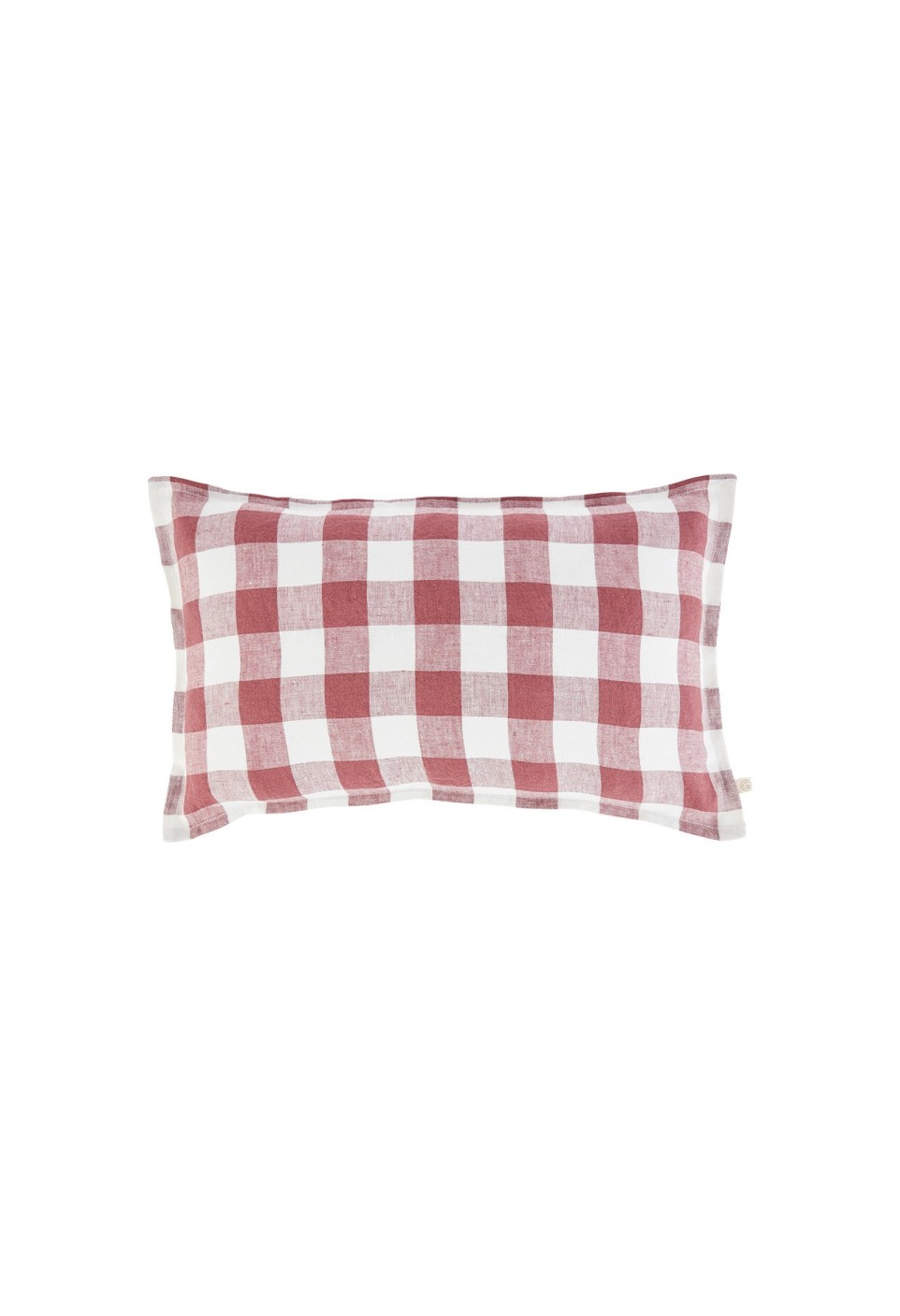 CUSHION COVER 30X50 CM  VICHY CARMIN