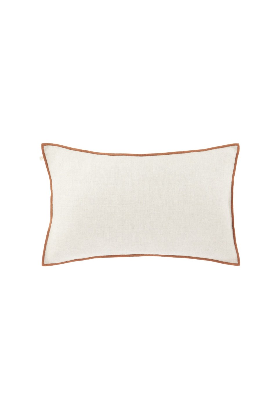CUSHION COVER CARACAS  NATUREL MOKA EMBROIDERY