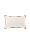 HOUSSE DE COUSSIN 40X65 CM  NATUREL BRODERIE MOKA